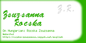 zsuzsanna rocska business card